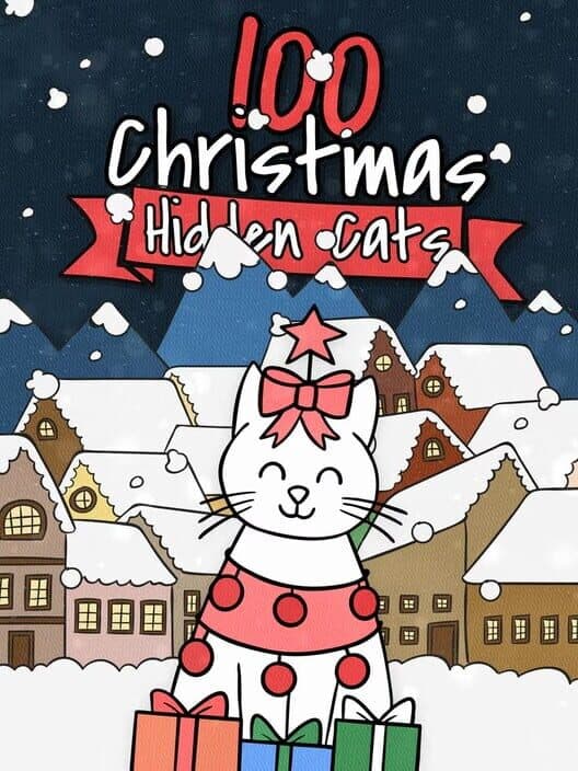 Обложка 100 Christmas Hidden Cats