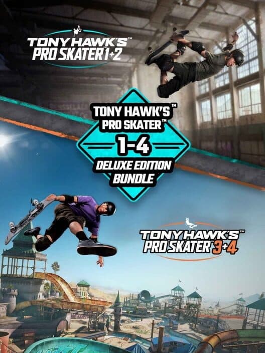 Обложка Tony Hawk's Pro Skater 1-4 Deluxe Edition Bundle