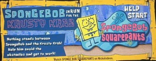 Обложка SpongeBob in Run For The Krusty Krab