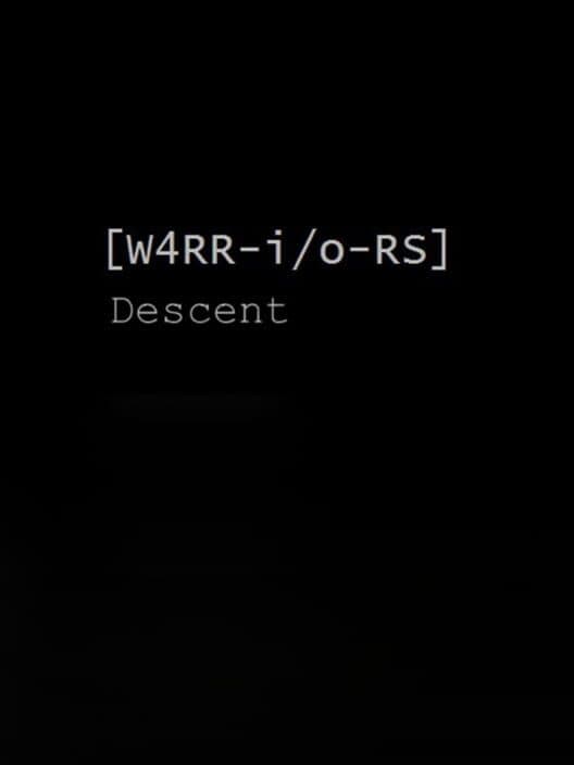 Обложка W4RR-i/o-RS: Descent