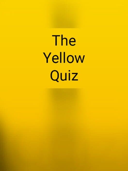 Обложка The Yellow Quiz