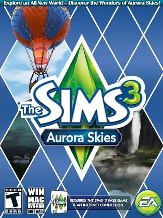 Обложка The Sims 3: Aurora Skies