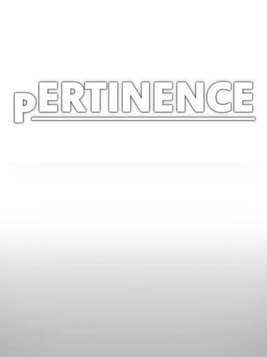 Обложка Pertinence