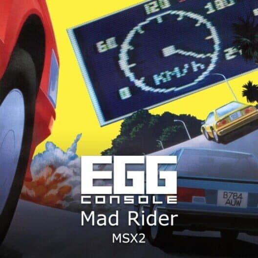 Обложка Eggconsole Mad Rider MSX2