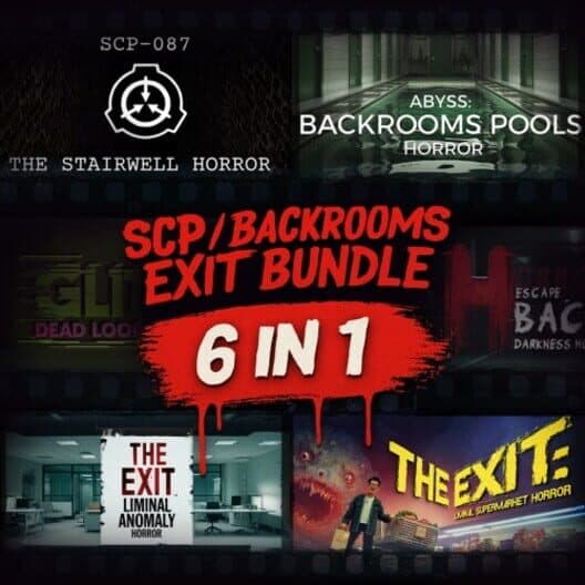 Обложка SCP / Backrooms / Exit Bundle 6 in 1