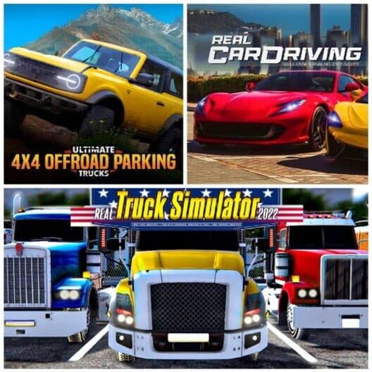 Обложка Real Truck Simulator USA & Ultimate 4x4 Offroad & Real Car Driving Simulator Bundle