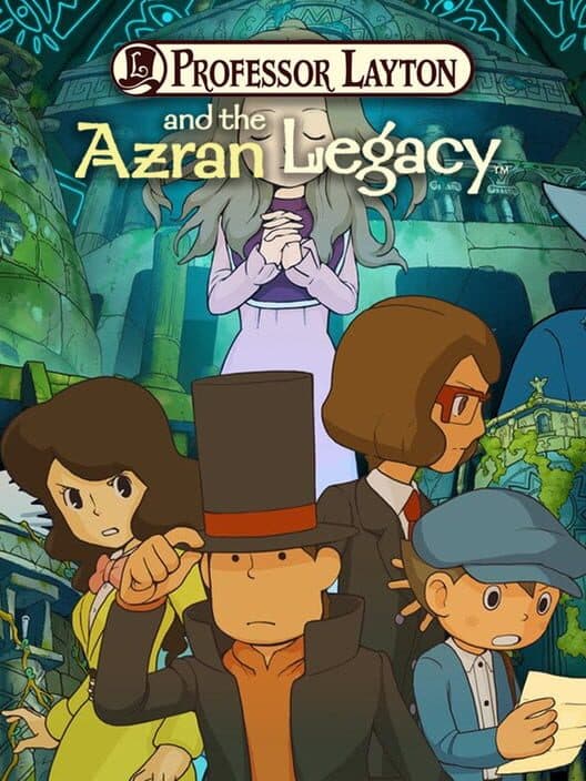 Обложка Professor Layton and the Azran Legacy