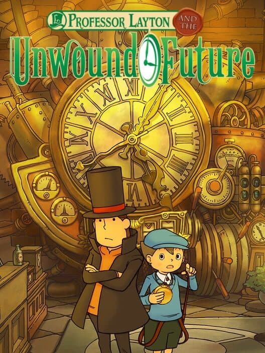 Обложка Professor Layton and the Unwound Future