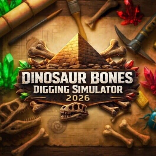 Обложка Dinosaur Bones Digging Simulator 2026