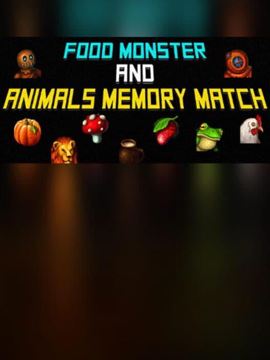 Обложка Food Monster and Animals Memory Match