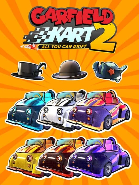 Обложка Garfield Kart 2: All You Can Drift - Garfing Cosmeowtics