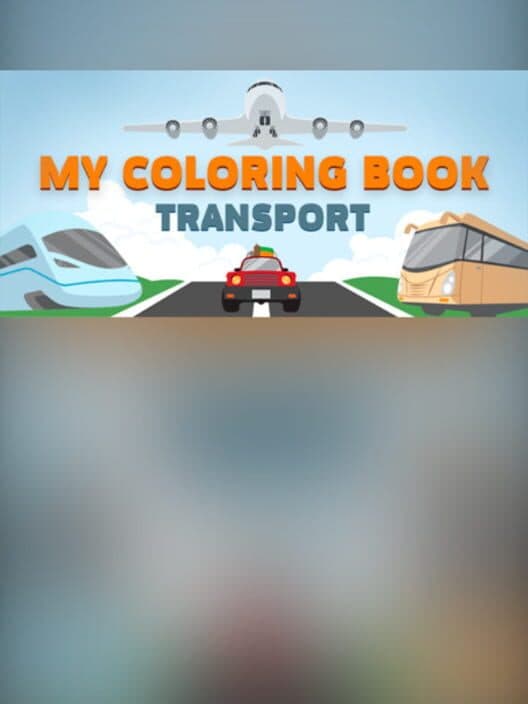 Обложка My Coloring Book: Transport