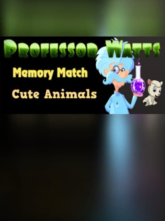 Обложка Professor Watts Memory Match: Cute Animals