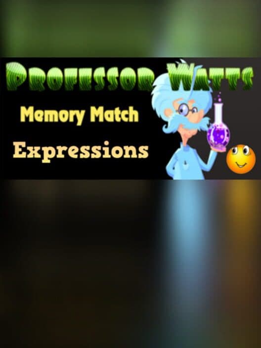 Обложка Professor Watts Memory Match: Expressions