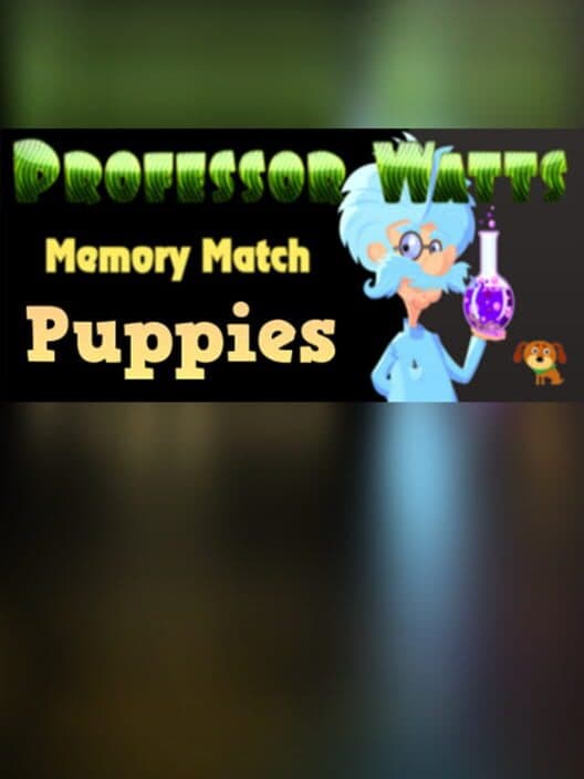 Обложка Professor Watts Memory Match: Puppies