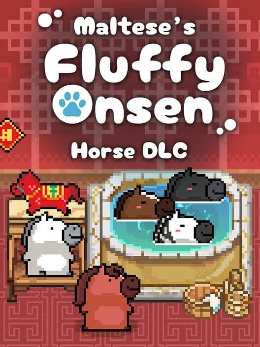 Обложка Maltese's Fluffy Onsen: Horse DLC