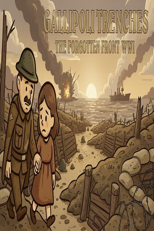 Обложка Gallipoli Trenches: The Forgotten Front WW1