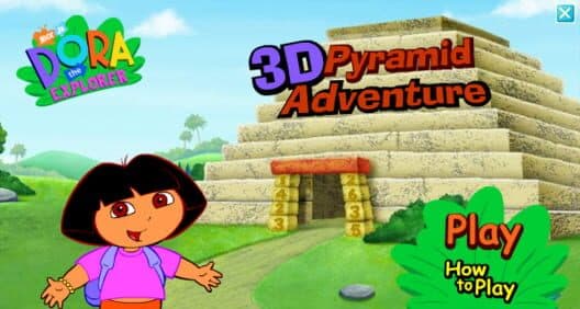 Обложка Dora the Explorer: 3D Pyramid Adventure