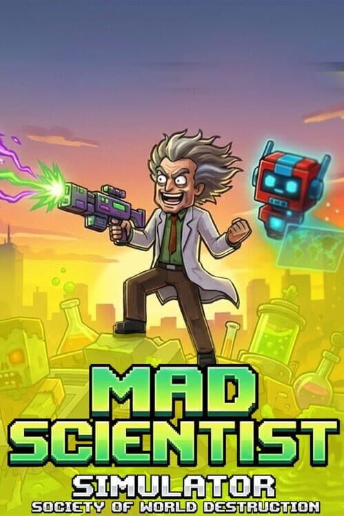 Обложка Mad Scientist Simulator – Society of World Destruction