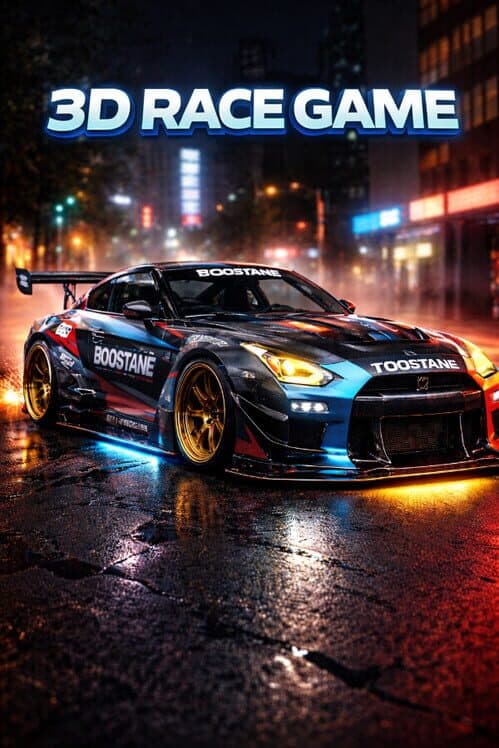 Обложка 3D Race Game