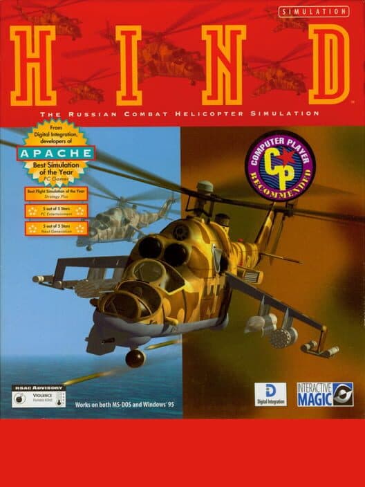 Обложка HIND: The Russian Combat Helicopter Simulation
