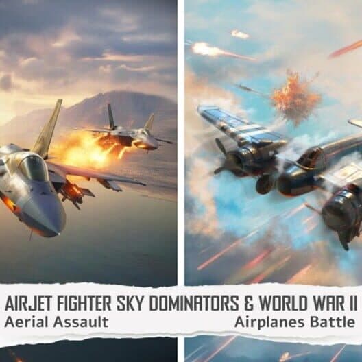 Обложка AirJet Fighter Sky Dominators: Aerial Assault & World War II - Airplanes Battle