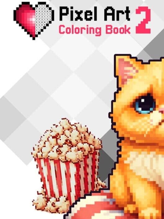 Обложка Pixel Art Coloring Book 2
