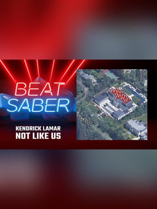 Обложка Beat Saber: Kendrick Lamar - "Not Like Us"