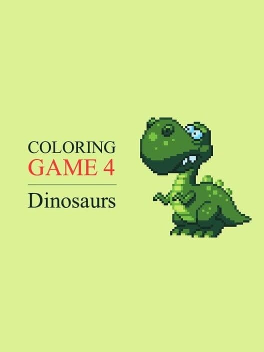 Обложка Coloring Game 4: Dinosaurs