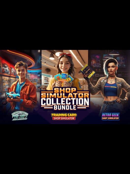 Обложка Shop Simulator Collection Bundle: Trading Card & Collectible Cars & Retro Geek
