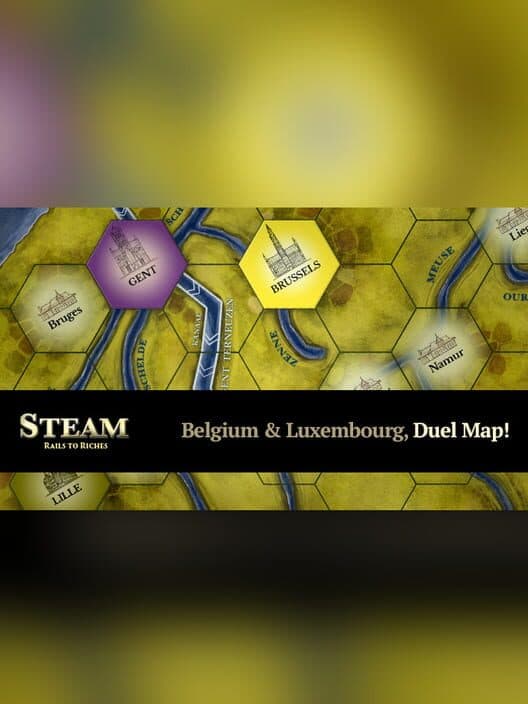 Обложка Steam: Rails to Riches - Belgium & Luxembourg Map
