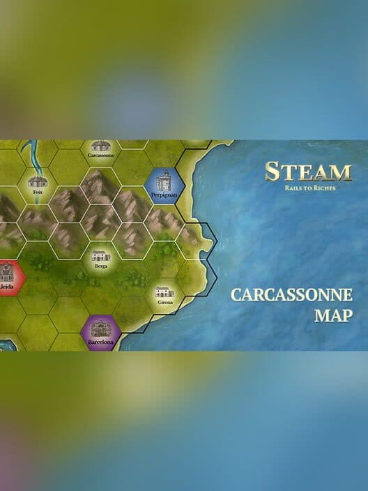 Обложка Steam: Rails to Riches - Carcassonne Map