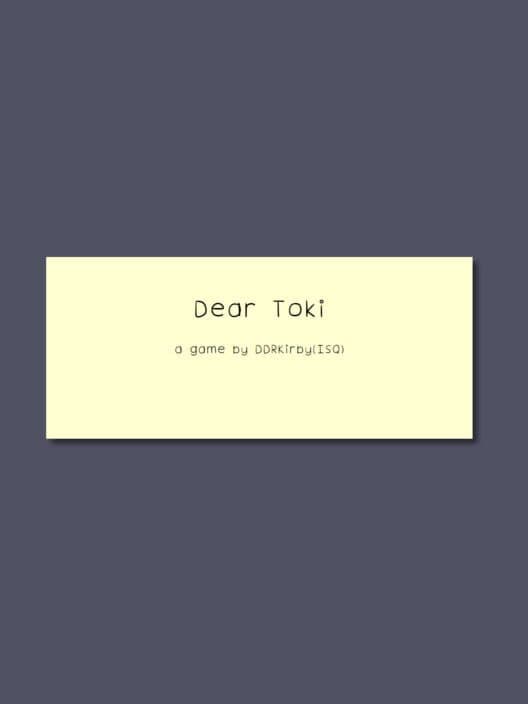 Обложка Dear Toki