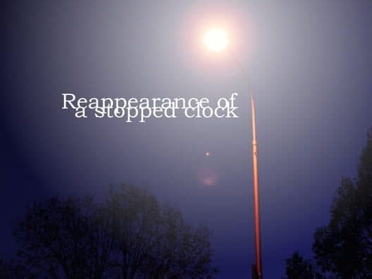 Обложка Reappearance of a Stopped Clock