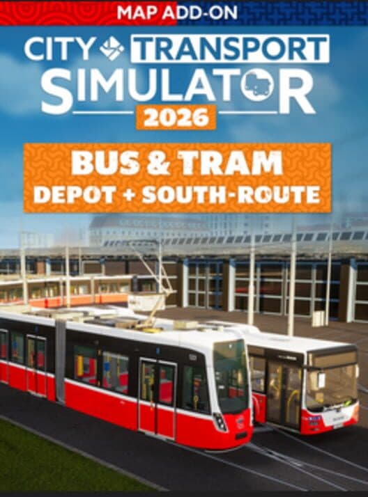 Обложка City Transport Simulator 2026: Map DLC - Tram Depot + Southern-Route