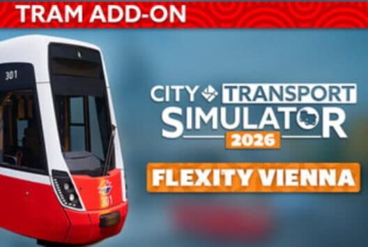 Обложка City Transport Simulator 2026: Tram DLC - Flexity Vienna