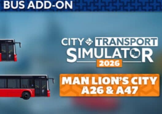 Обложка City Transport Simulator 2026: Bus DLC - MAN Lion's City A26 & A47