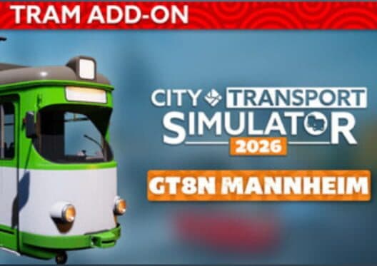 Обложка City Transport Simulator 2026: Tram DLC - GT8N Mannheim