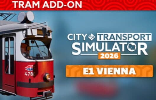 Обложка City Transport Simulator 2026: Tram DLC - E1 Vienna