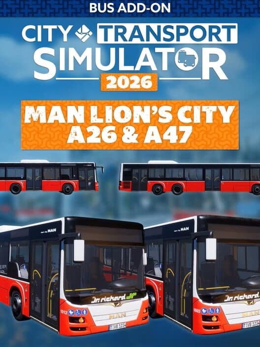 Обложка City Transport Simulator 2026: Bus DLC - MAN New Lion's City