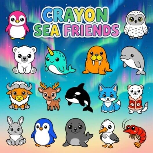 Обложка Crayon Sea Friends