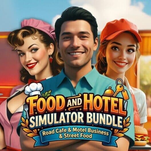 Обложка Food And Hotel Simulator Bundle: Road Cafe & Motel Business & Street Food