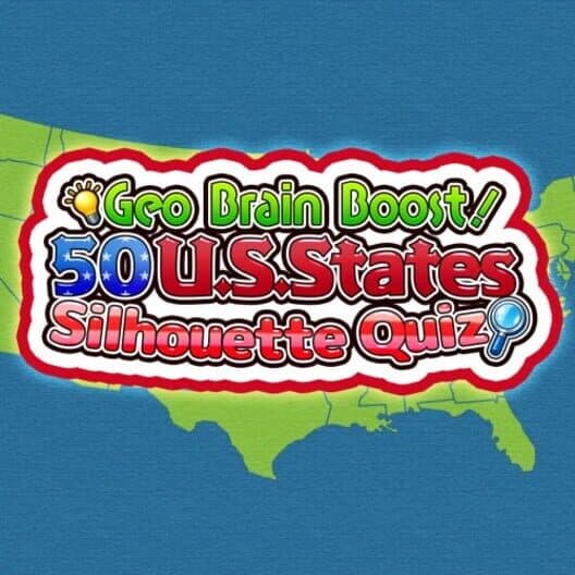 Обложка Geo Brain Boost! 50 U.S. States Silhouette Quiz