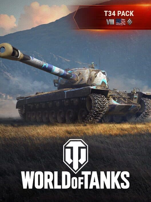 Обложка World of Tanks: T34 Pack - VIII American Heavy Tank