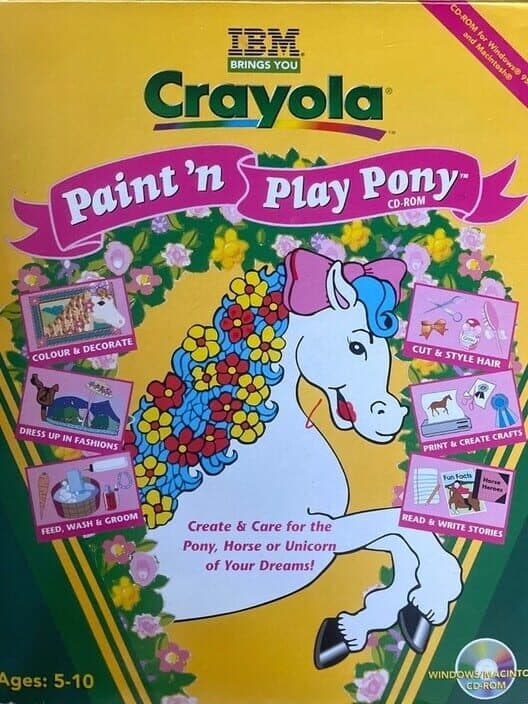 Обложка Crayola Paint 'n Play Pony