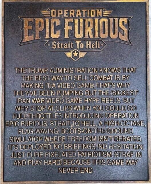 Обложка Operation Epic Furious: Strait to Hell
