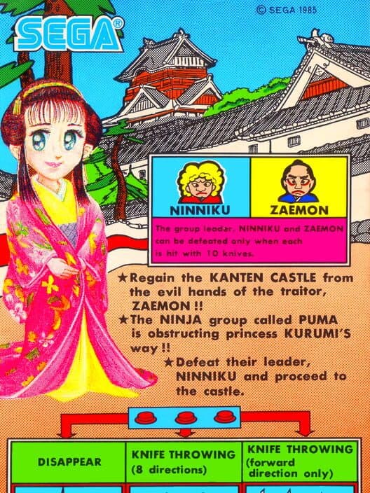 Обложка Sega Ninja