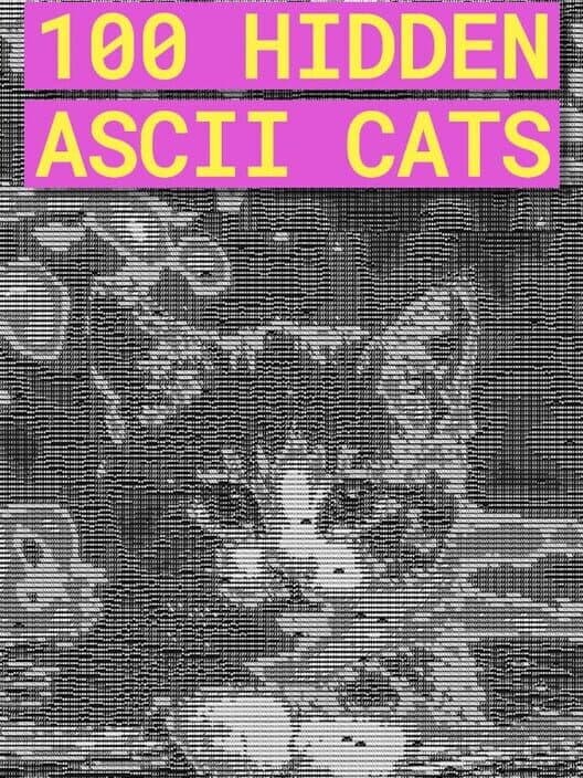 Обложка 100 Hidden ASCII Cats