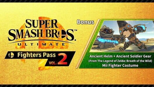 Обложка Super Smash Bros. Ultimate: Fighters Pass Bonus Mii Fighter Costume (Ancient Soldier)