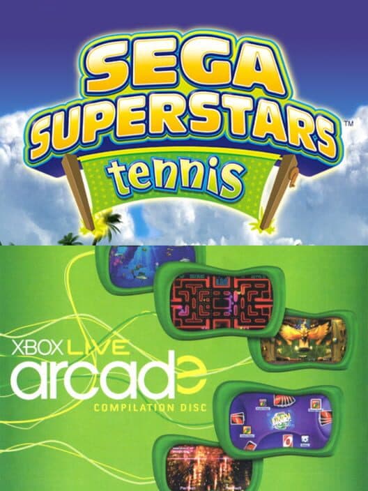 Обложка Sega Superstars Tennis and Xbox Live Arcade Compilation Disc